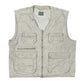 Vintage Springfield Cargo Vest Beige Gray - L