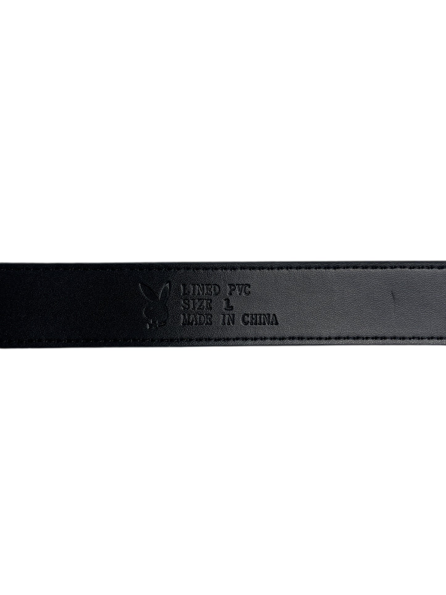 Y2k Playboy Belt Black 2004