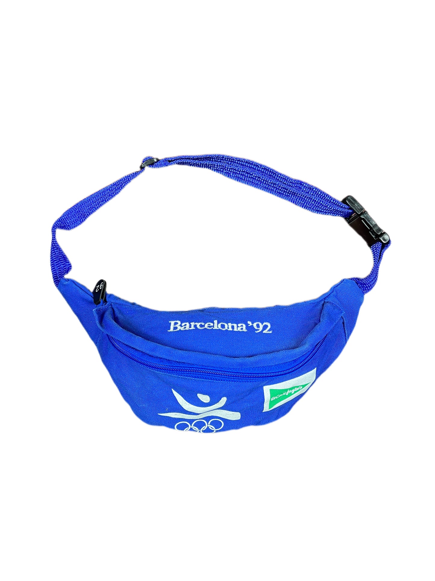 Vintage Barcelona Olympics 1992 Fanny Pack Blue