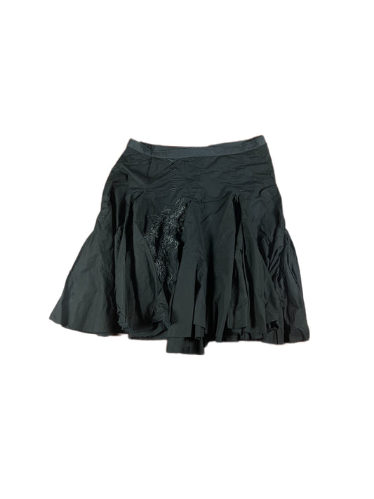 Y2k Atypical Midi Skirt Black - XXL