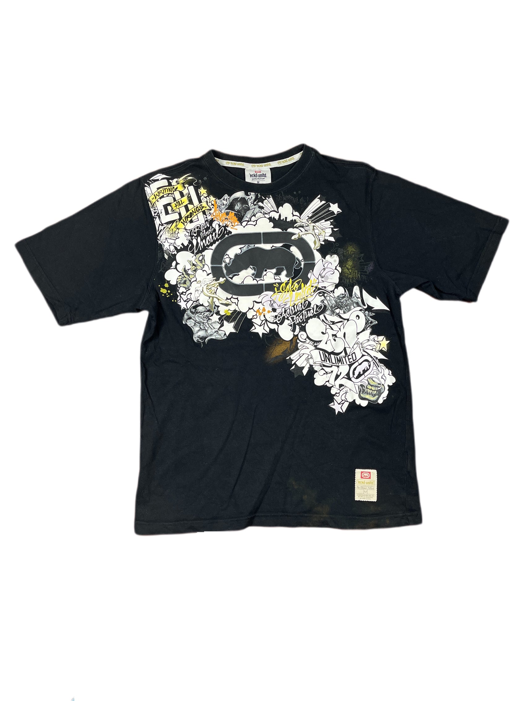 Y2k Ecko Unlimited 2000s T-Shirt Black M