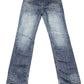 Y2k Miss Chic Low Waist Bootcut Denim Pants Blue - M