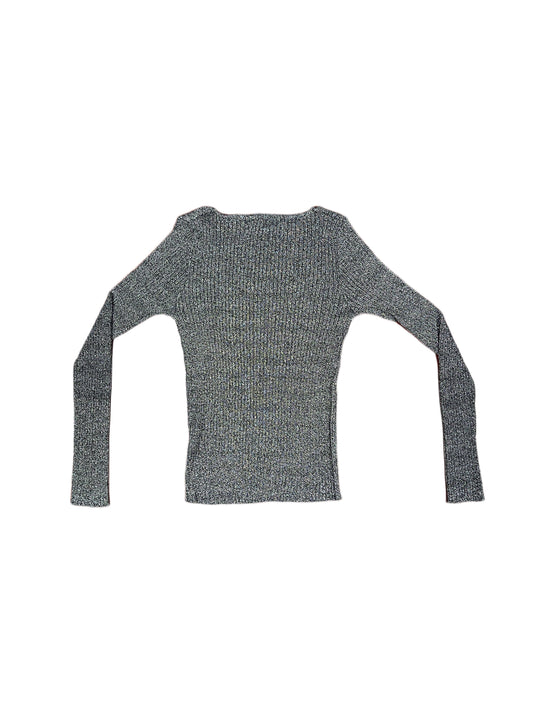 Long Sleeve Top Manosque Silver Black - L