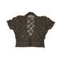 Cache Cache Knitted Short Sleeve Top Brown - S