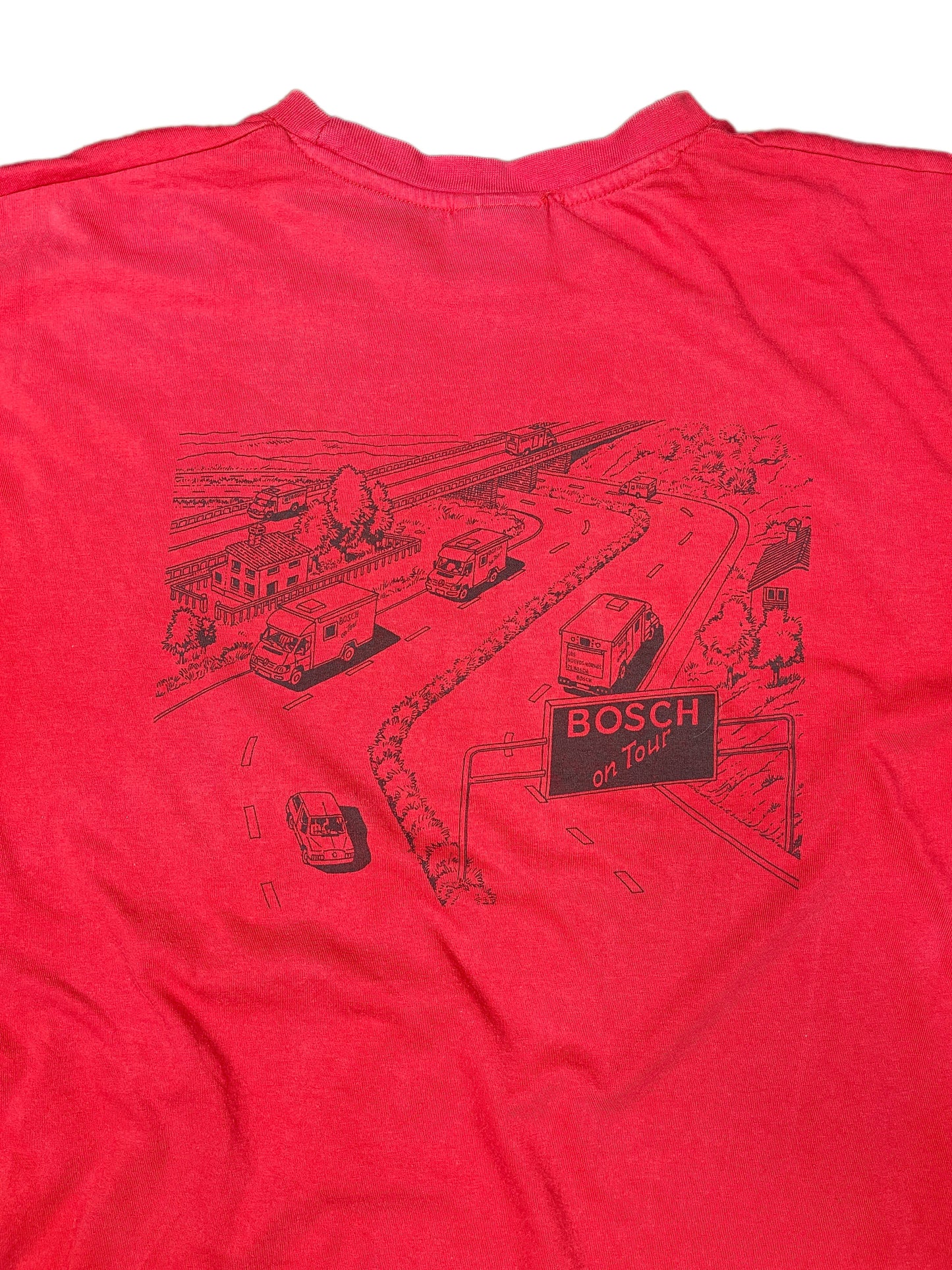 Vintage Bosch B&C T-Shirt Red - L