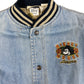 Vintage Disney Mickey Mouse 1990s Denim Collage Jacket Beige Blue - M