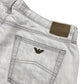 Y2k Armani Jeans 2000s Denim Pants Blue White - M