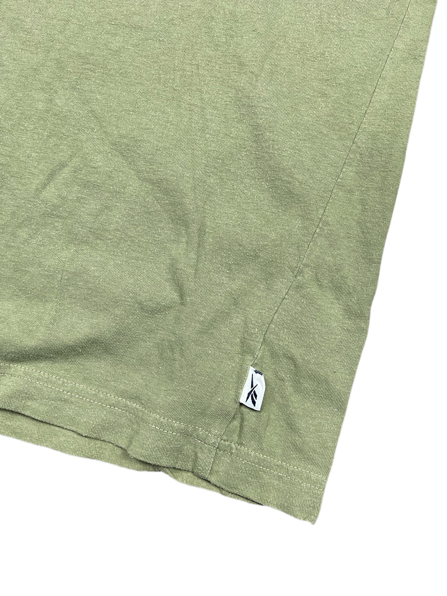 Y2k Reebok T-Shirt Khaki Green - S/M