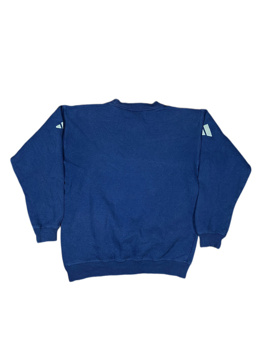 Vintage Adidas Sweatshirt Blue - S