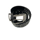 Y2k Shiny Stone Belt Black