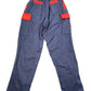Vintage Cargo Working Pants Workwear Navy Red - XL