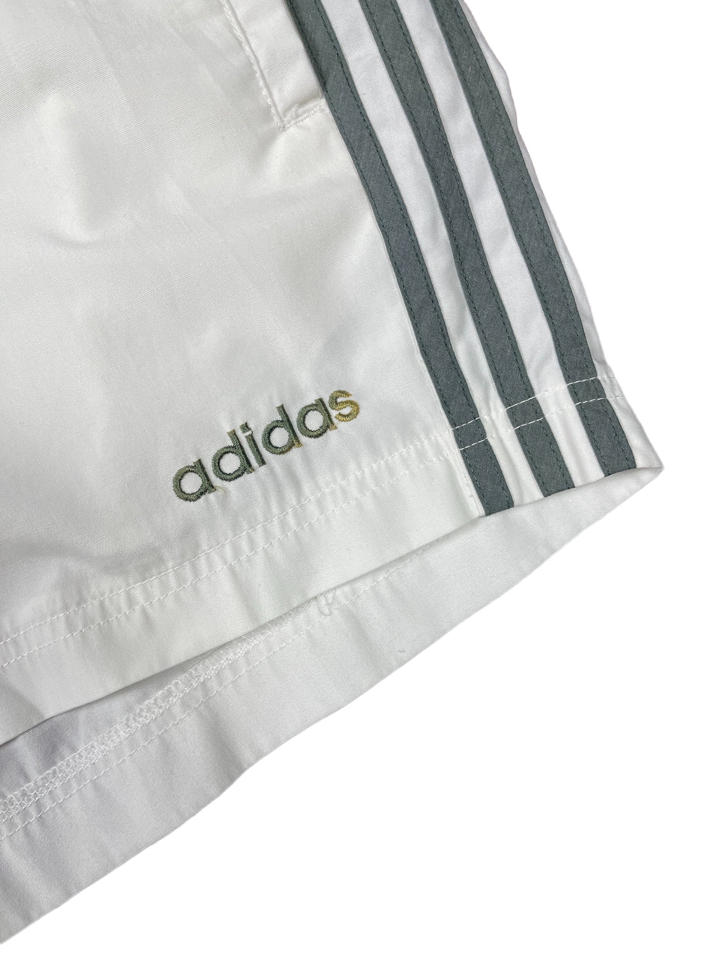 Vintage 90s Adidas Sport Shorts White - M/L