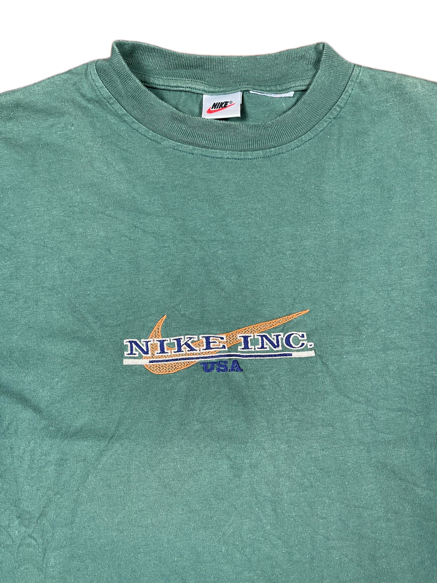 Vintage Nike 1990s T-Shirt Green - L/XL