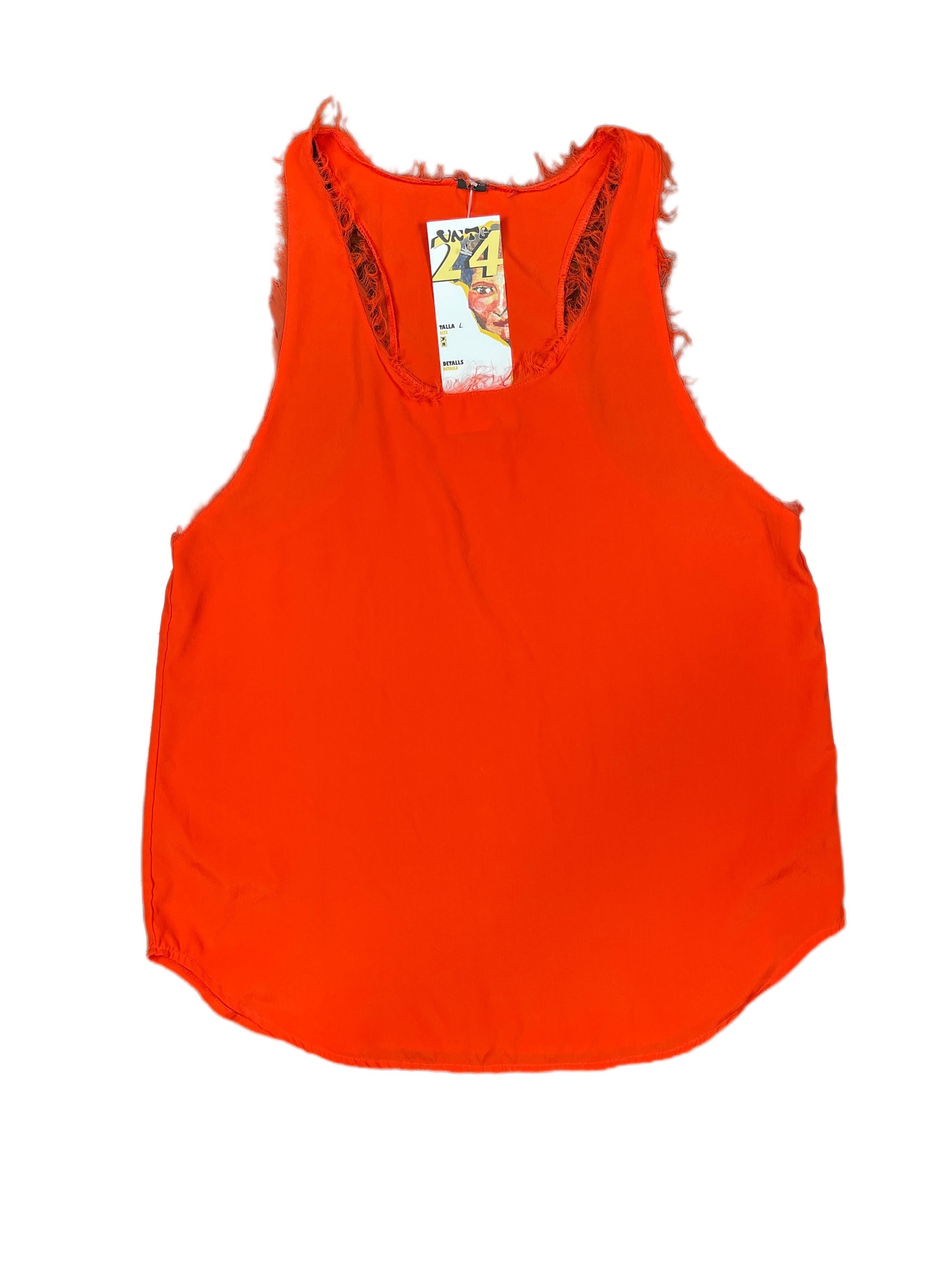 Sleeveless Top Red - L