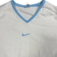 Y2k 2000s Nike Short Sleeve Top White Blue M