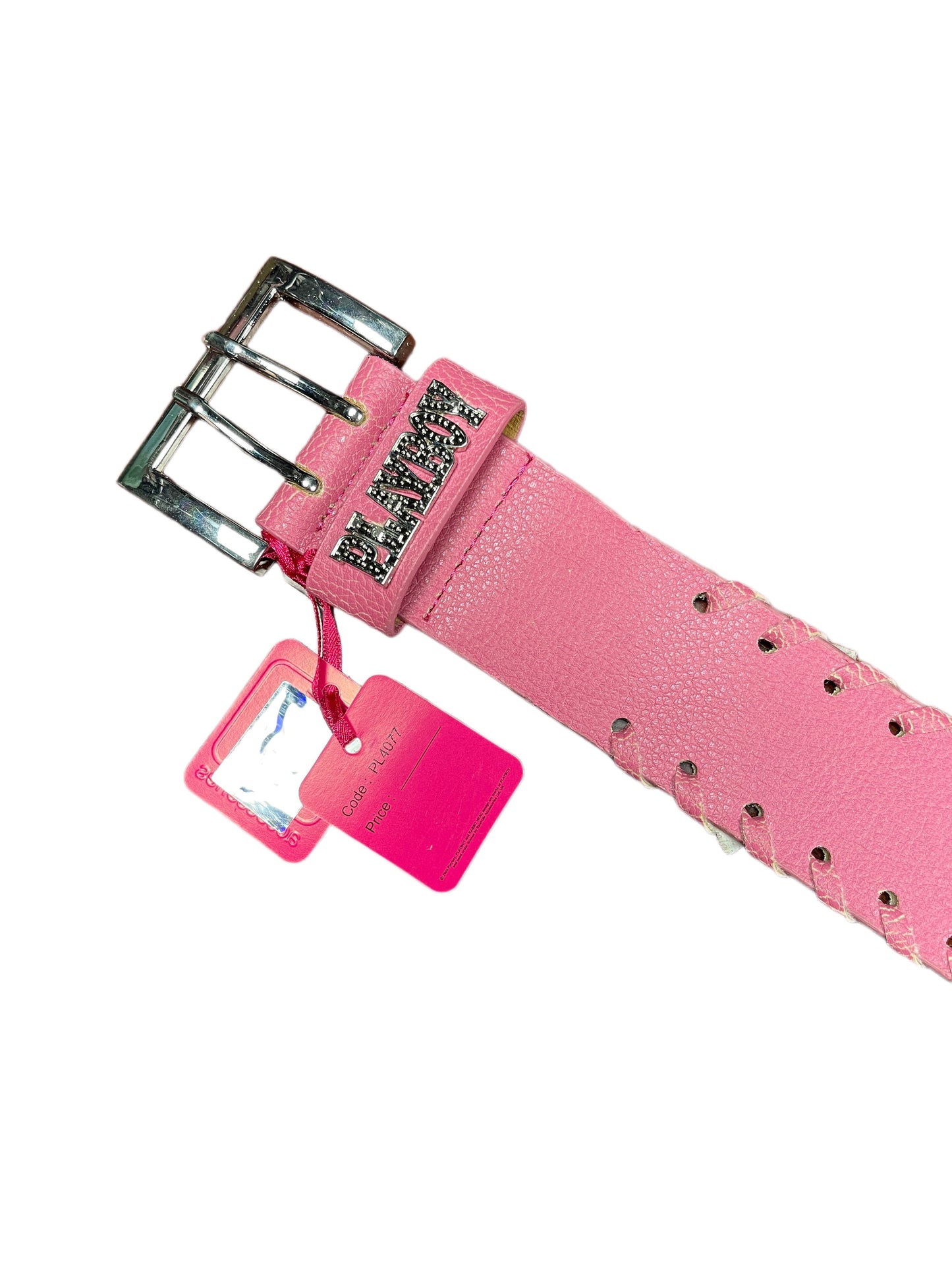 Y2k Playboy Belt Pink 2004