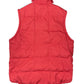 Y2k Rip Curl Padded Vest Red - M