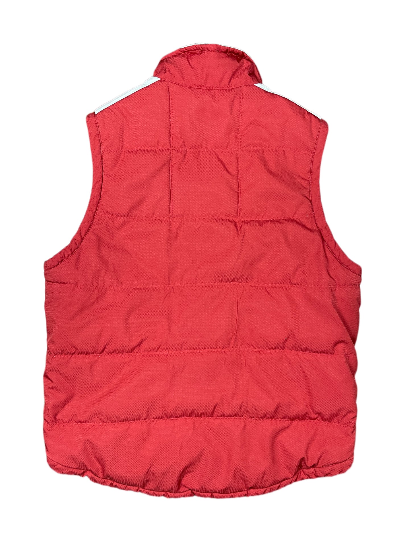 Y2k Rip Curl Padded Vest Red - M