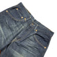 Vintage Levi's Low Waist Flared Denim Pants Blue - M