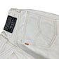 Vintage Levi's High Waist Denim Pants White - M