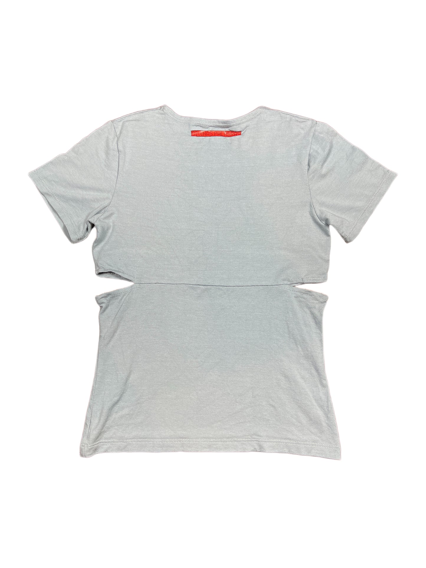 Divinas Palabras Short Sleeve Top Blue - S