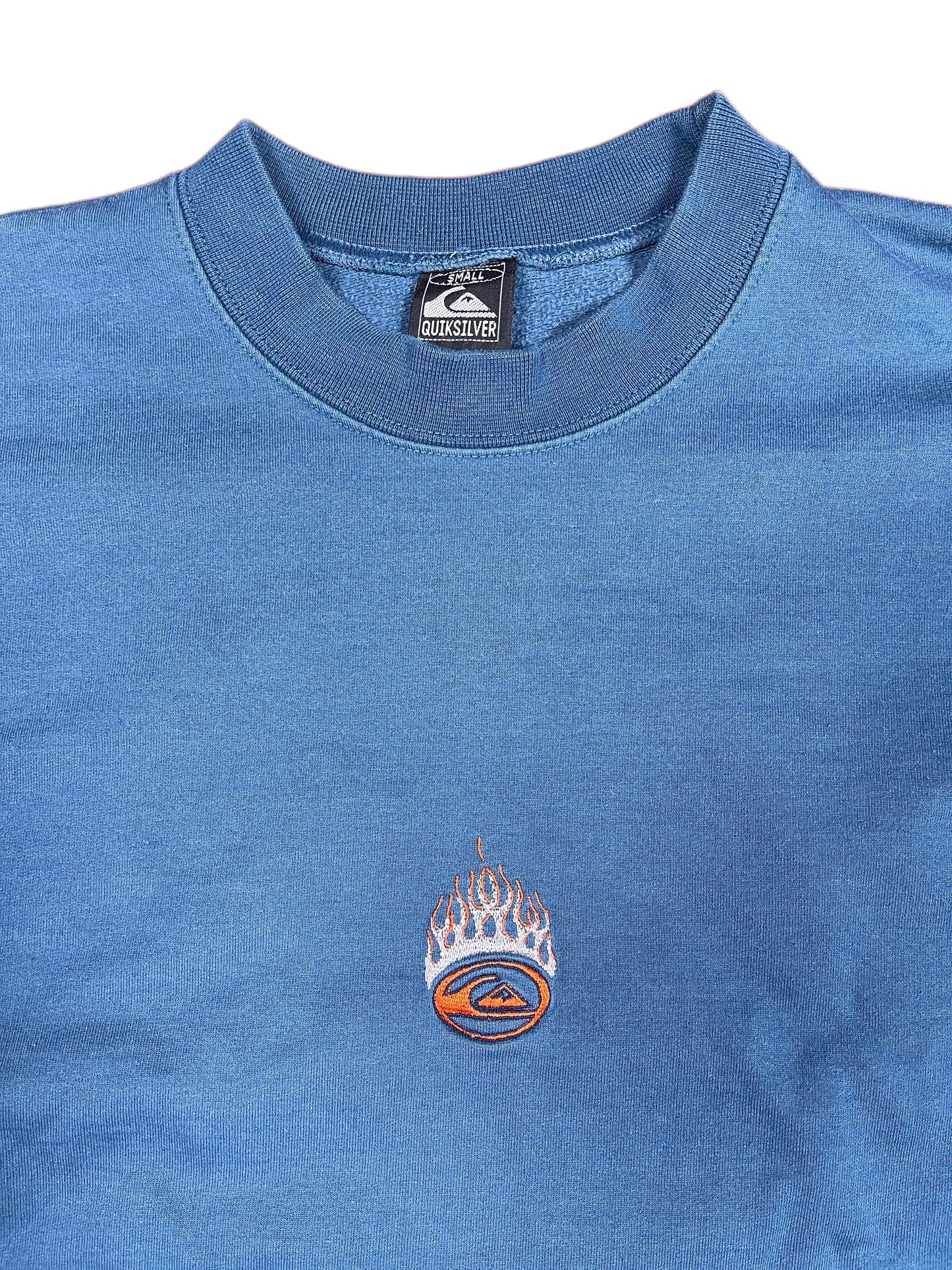 Y2k 2000s Quiksilver Thin Sweatshirt Navy S
