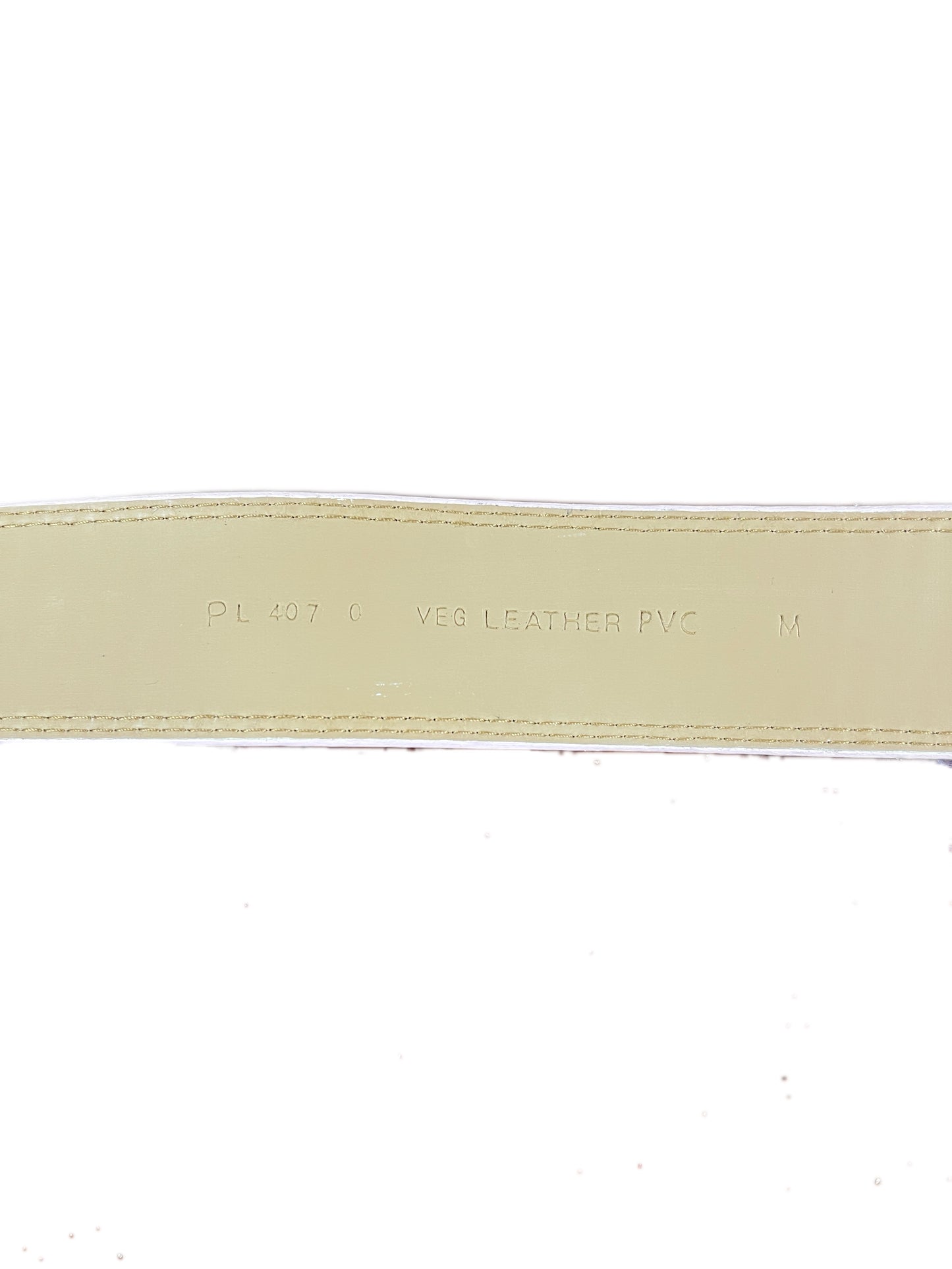 Y2k Playboy Plug Belt Cream 2004