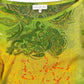 Y2k Ziza See Through Long Sleeve Top Yellow Green - XXXXL