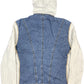 Y2K Yessica Denim Jacket Blue & White Cotton M