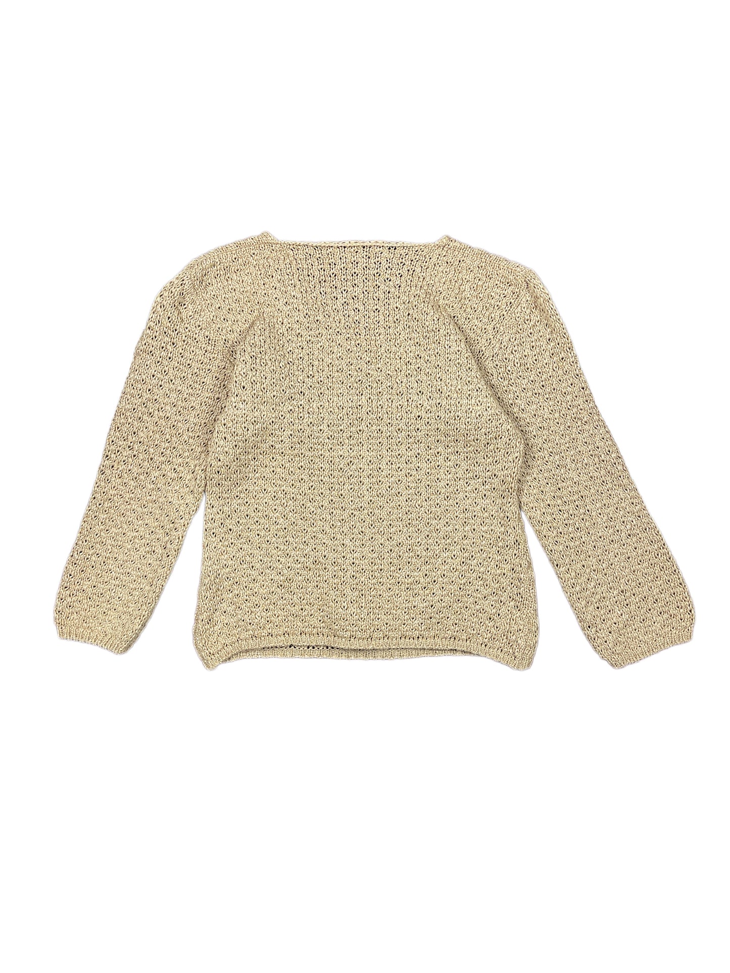 Brooksfield Knitted Sweatshirt Beige - XL