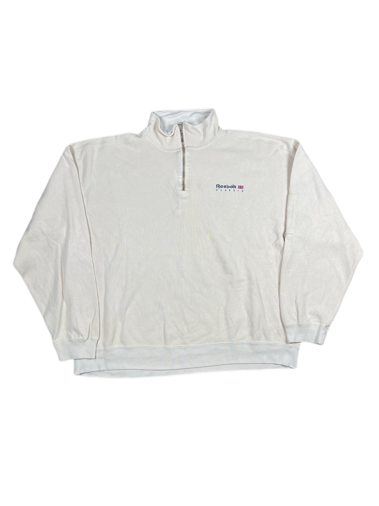 Reebok Classic Zip Sweatshirt Cream - XXL
