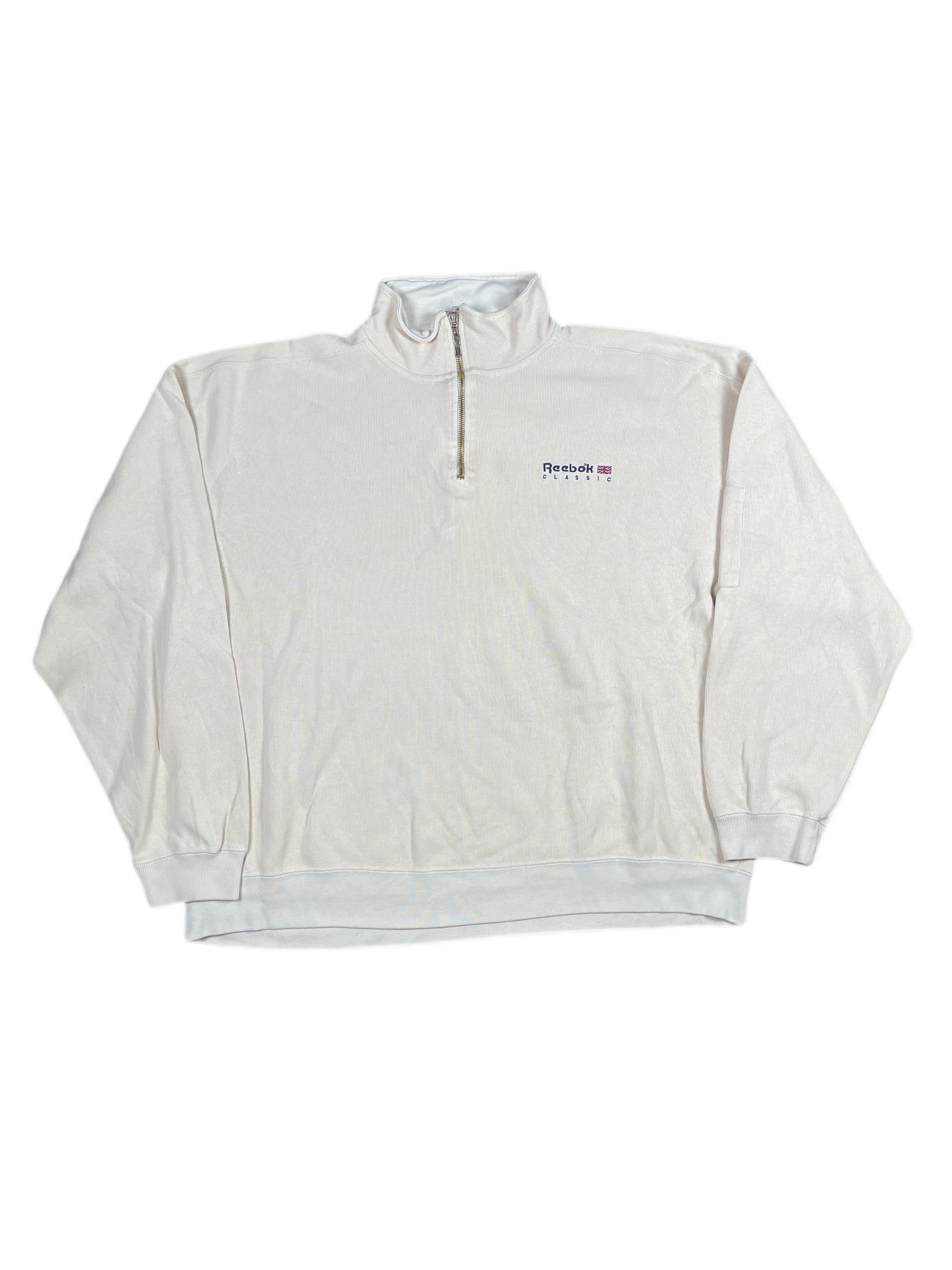 Reebok Classic Zip Sweatshirt Cream - XXL
