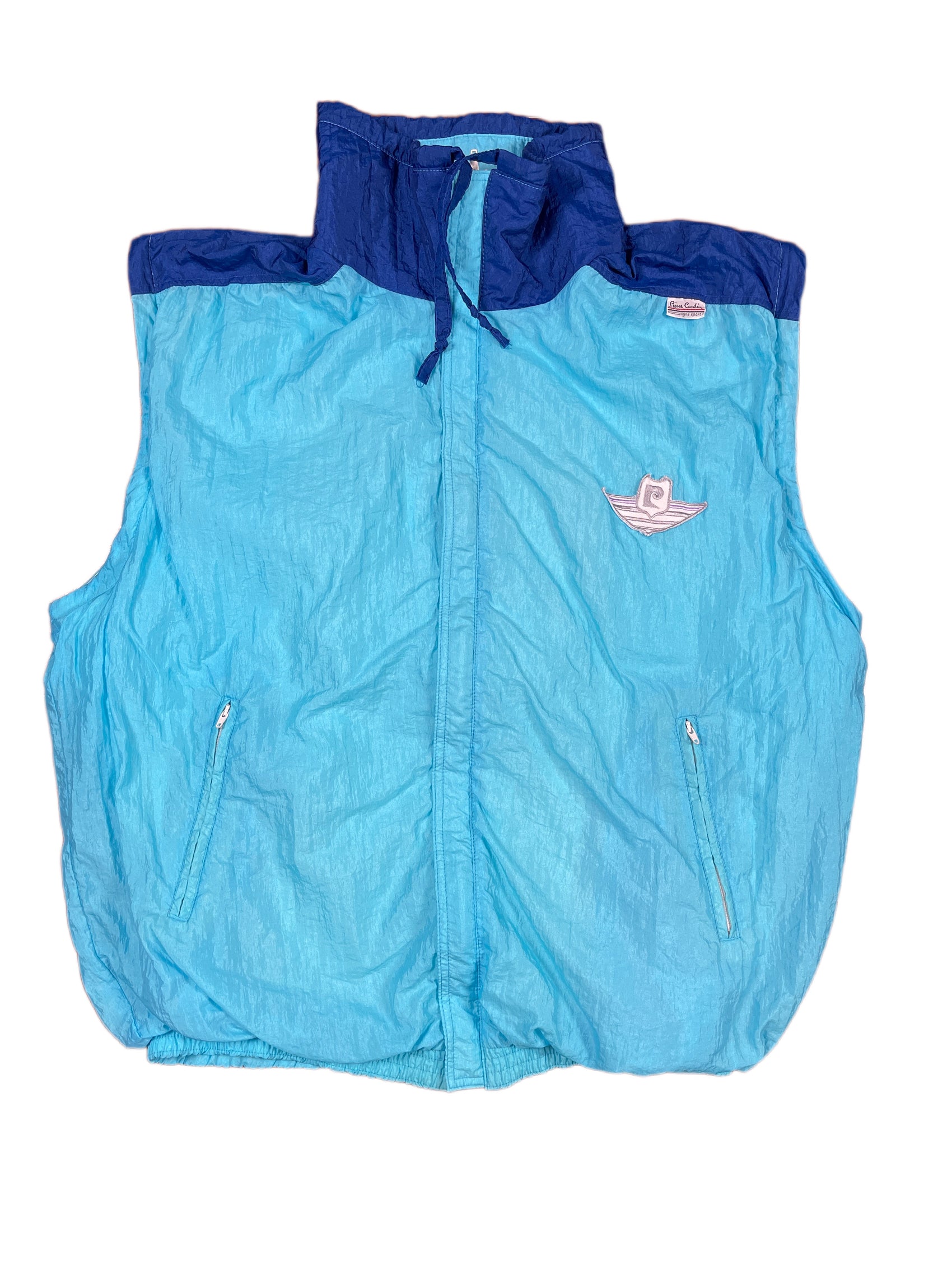 Vintage Pierre Cardin Sport Vest Blue - M