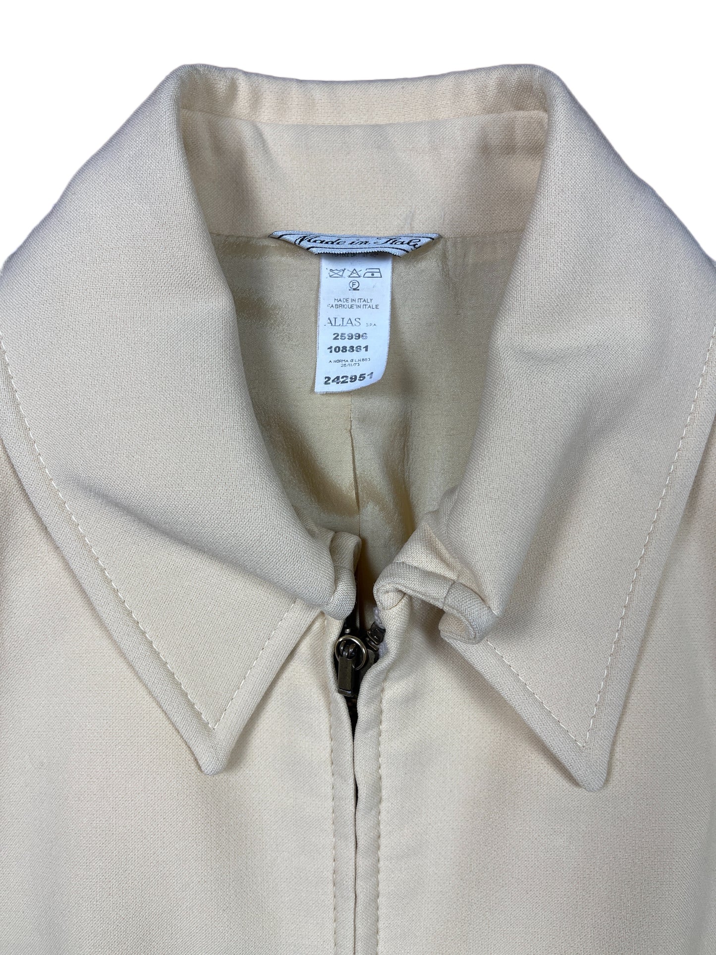Vintage Gianni Versace Blazer Cream Beige - M/L
