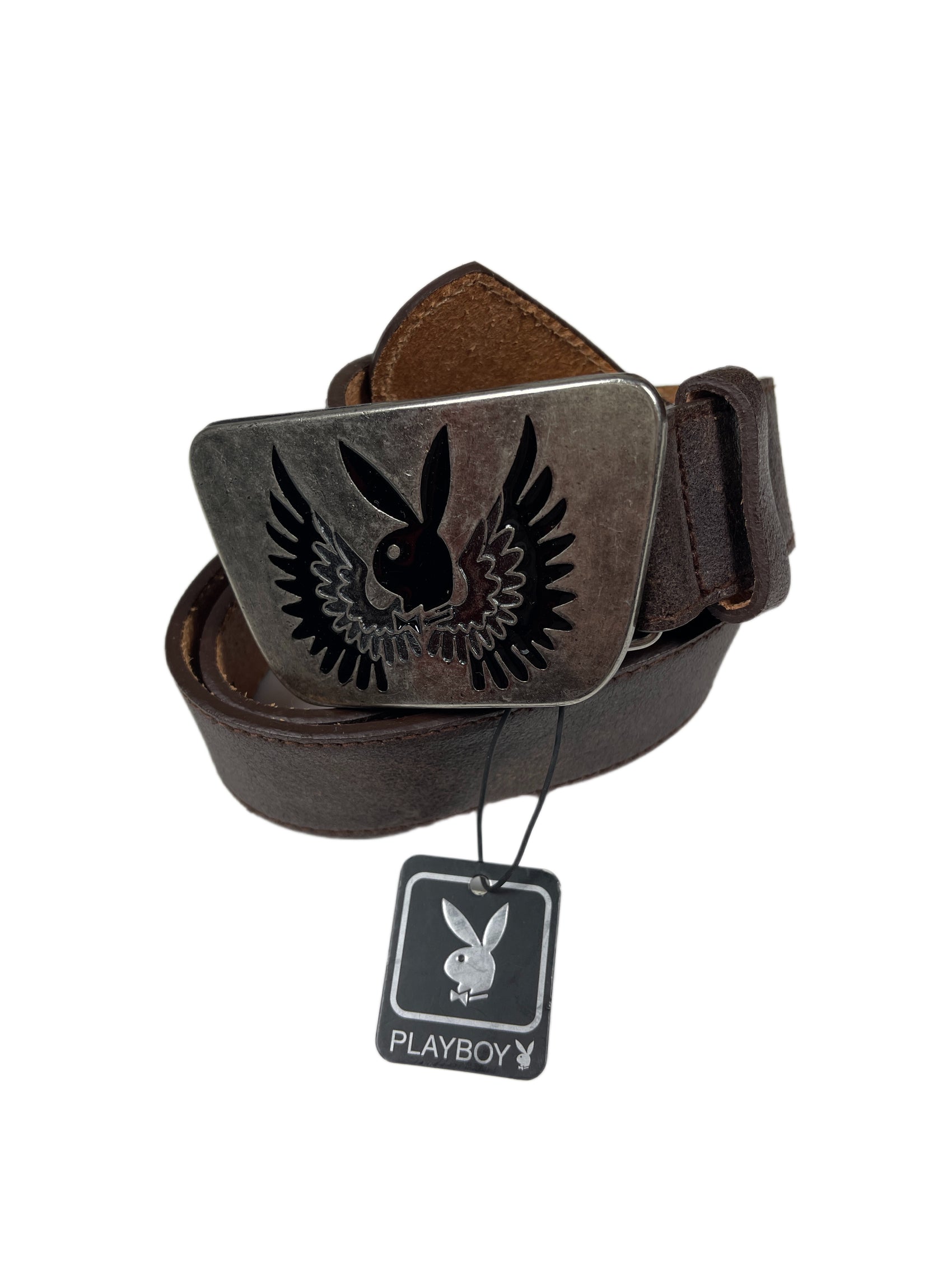 Y2k Playboy Leather Plug In Belt 2004