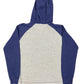 Y2k Polo Ralph Lauren Hoodie Sweatshirt Gray Blue - XS