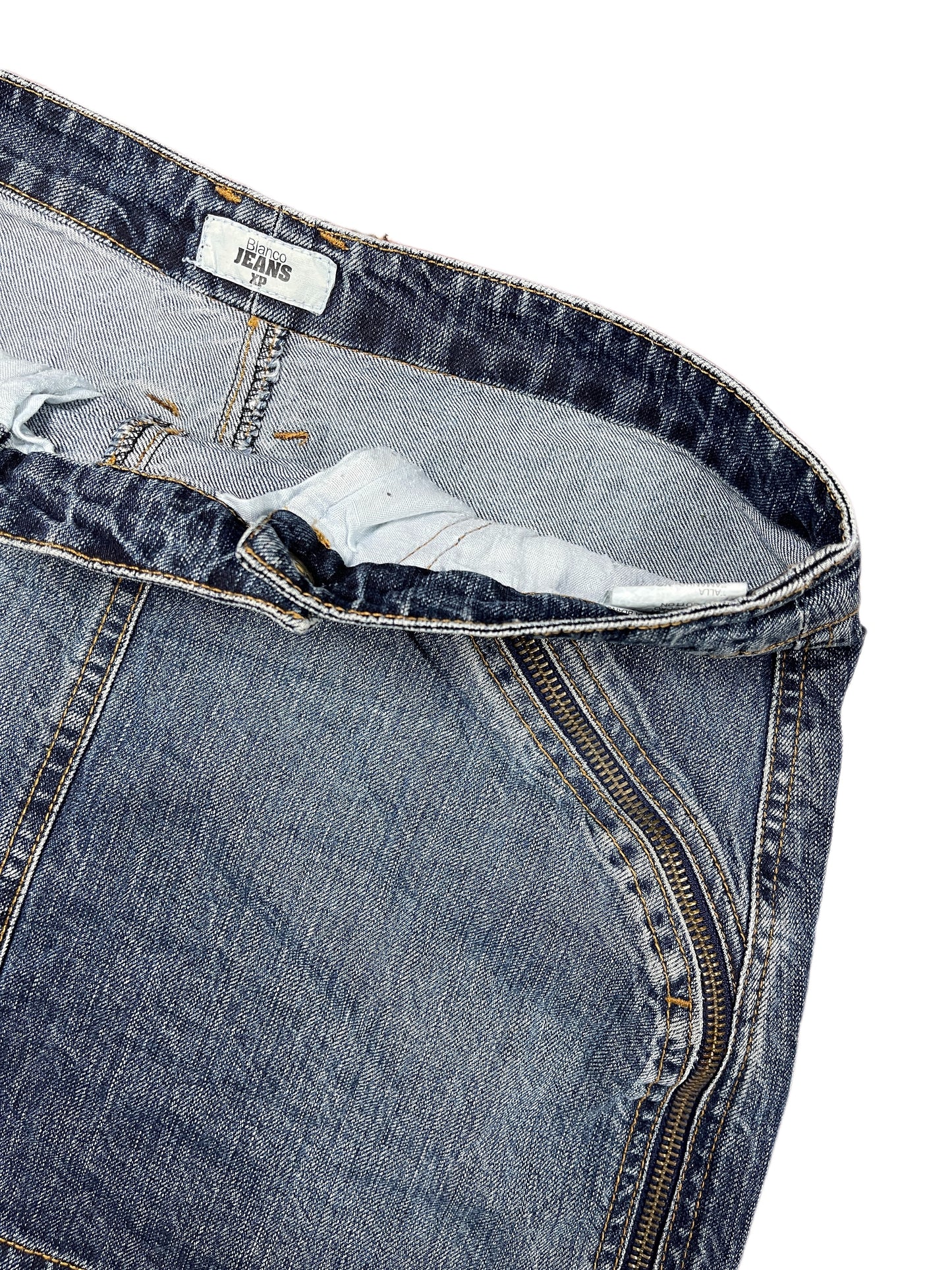 Y2k Blanco Jeans Denim Skirt Blue - XS/S