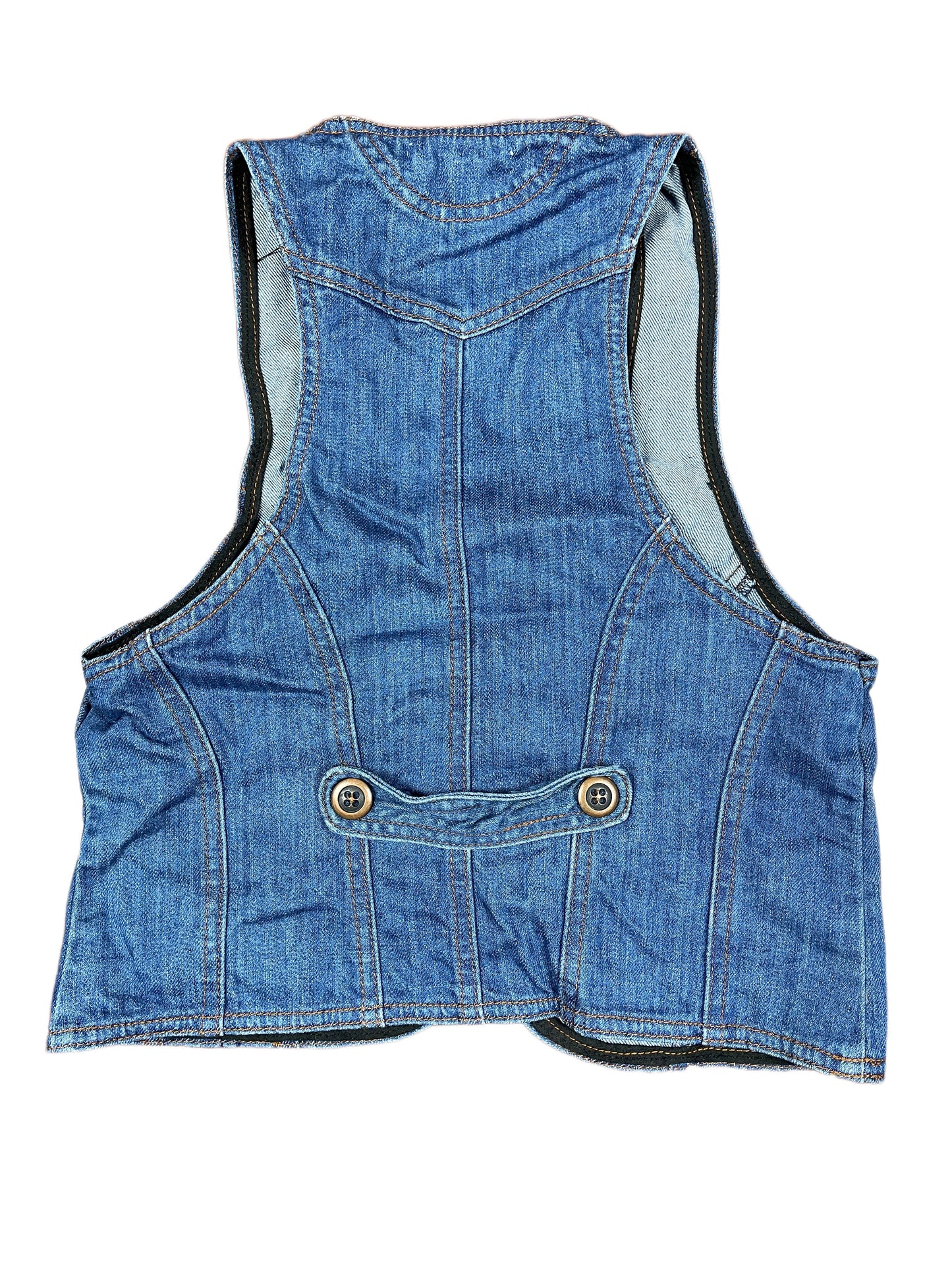 Sfera Denim Vest Blue - L