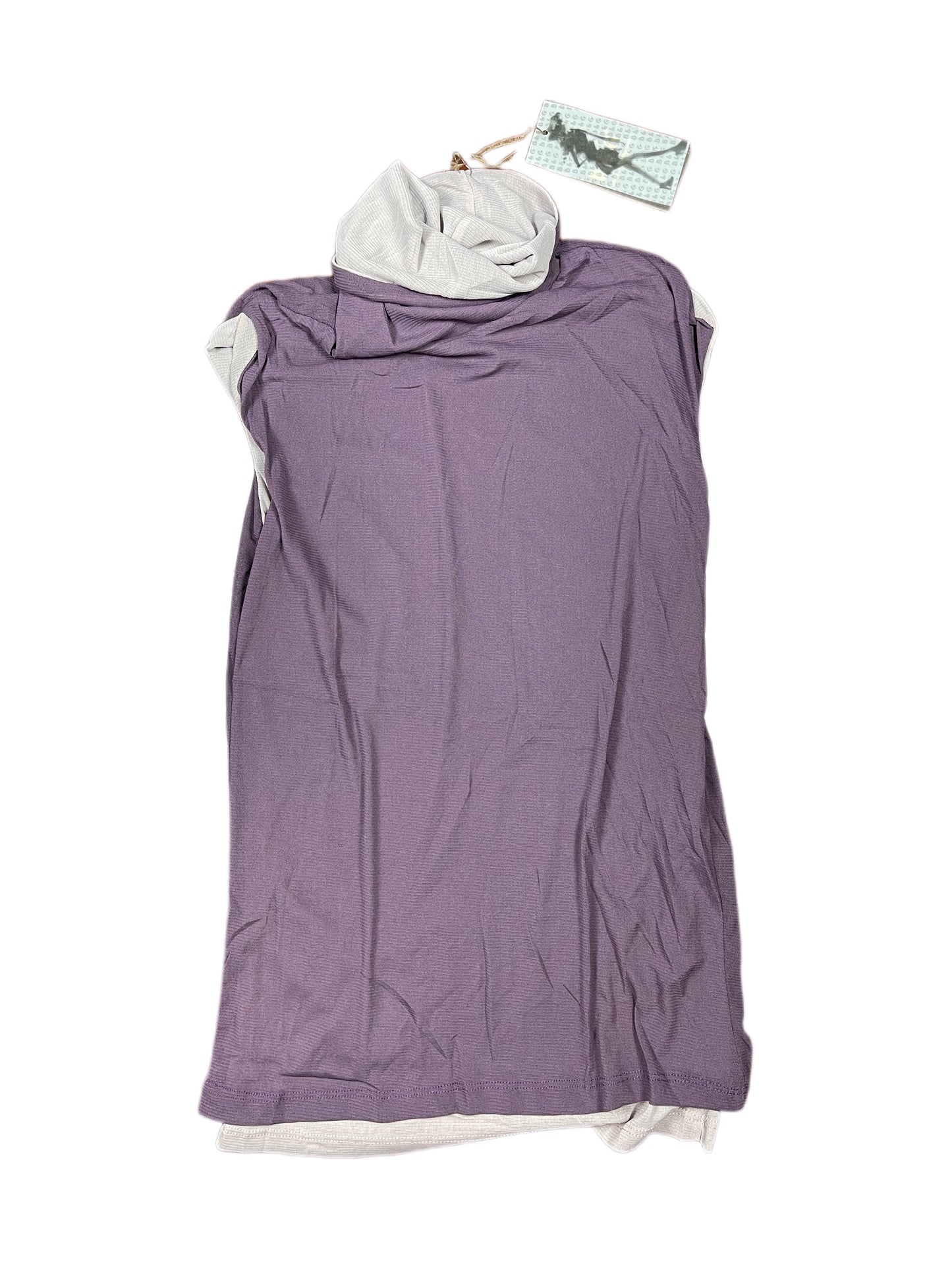 Y2k Turtleneck Sleeveless Top Purple - M