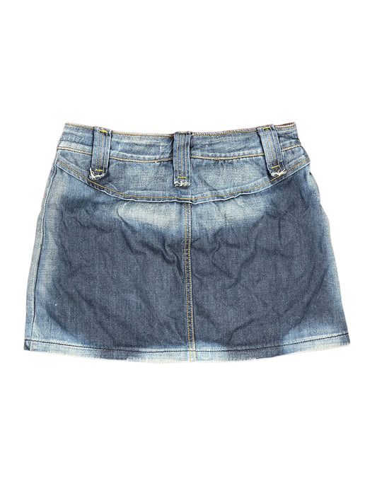 Y2k Obiettivo Industry Denim Skirt Blue - M