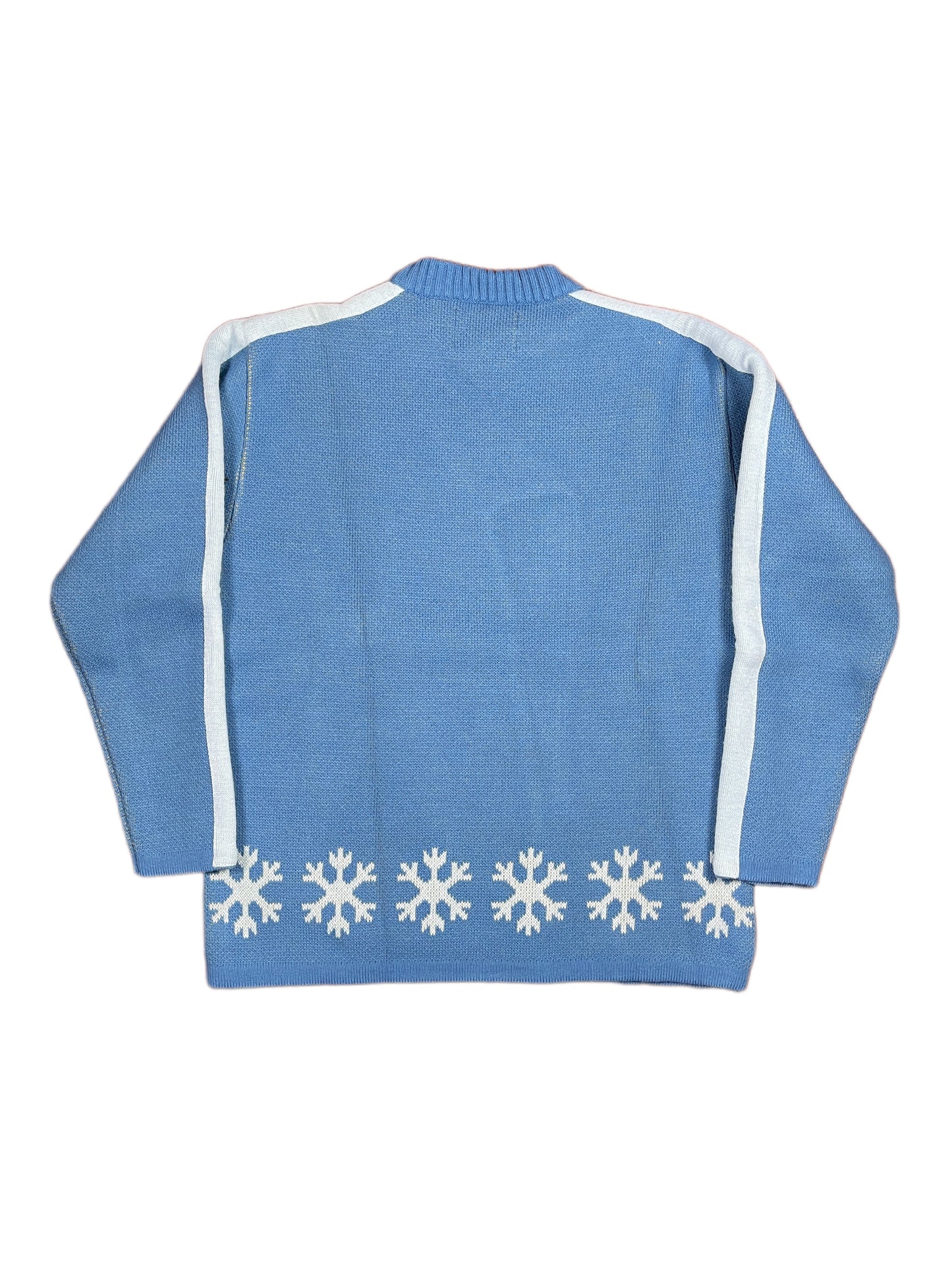 Vintage Looney Tunes 2003 Tweety Warner Bros Knitted Sweatshirt Blue - M