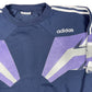Vintage 1990s Adidas Sweatshirt Navy Purple XL
