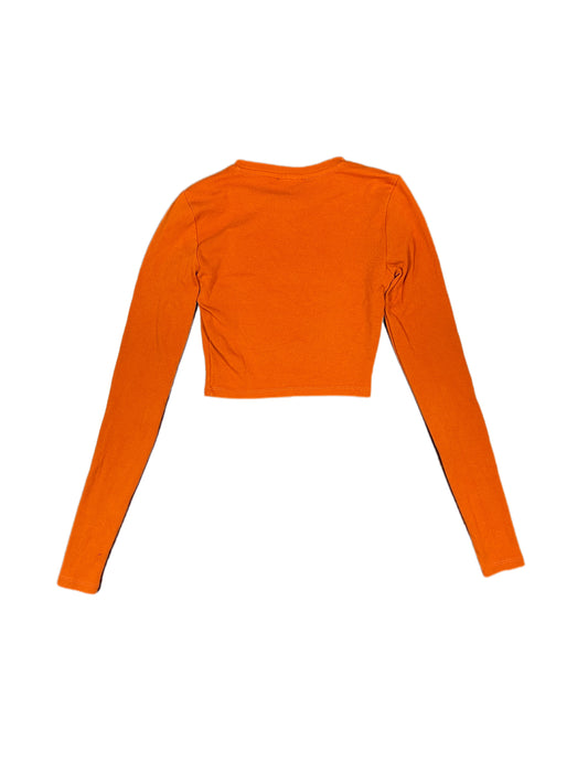 Zara Long Sleeve Top Orange - S