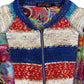 Y2k Lulu. M Knitted Mesh Zip Sweatshirt Multicolor - S