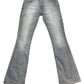 Y2k Levi's Low Waist Flared Denim Pants Gray - M/L