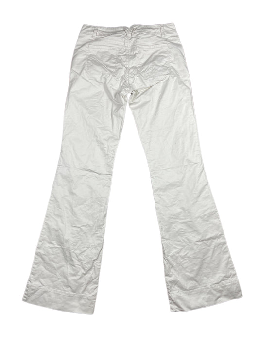 Y2k Camaieu Flared Pants Creme - M