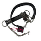 Y2k Playboy Belt Chain Leather PVC Black 2004