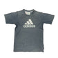 Y2k Adidas Short Sleeve Top Gray - XS/S
