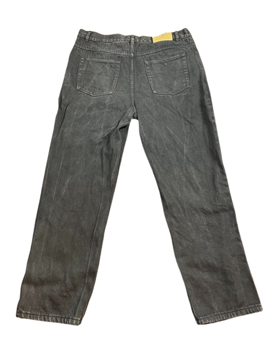 Vintage Texas Star Bootcut Denim Pants Black - XL