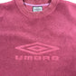Vintage Umbro Fleece Sweatshirt Bordeaux - XXL